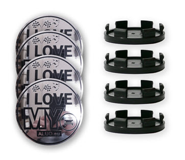 ALU / CROM Capace centrale butuc pentru jante din aluminiu - orice design personalizat pentru diametre populare ale capacelor centrale ale butucului de 52 mm, 56 mm, 60 mm și 63 mm