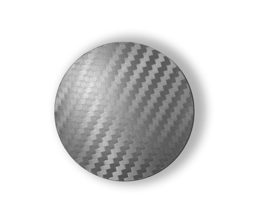 Carbon Silver capace centrale jante 60 mm - Transport gratuit